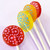 Mixed Flavor Wild Fruit Lollipop Gift Box With Ribbon