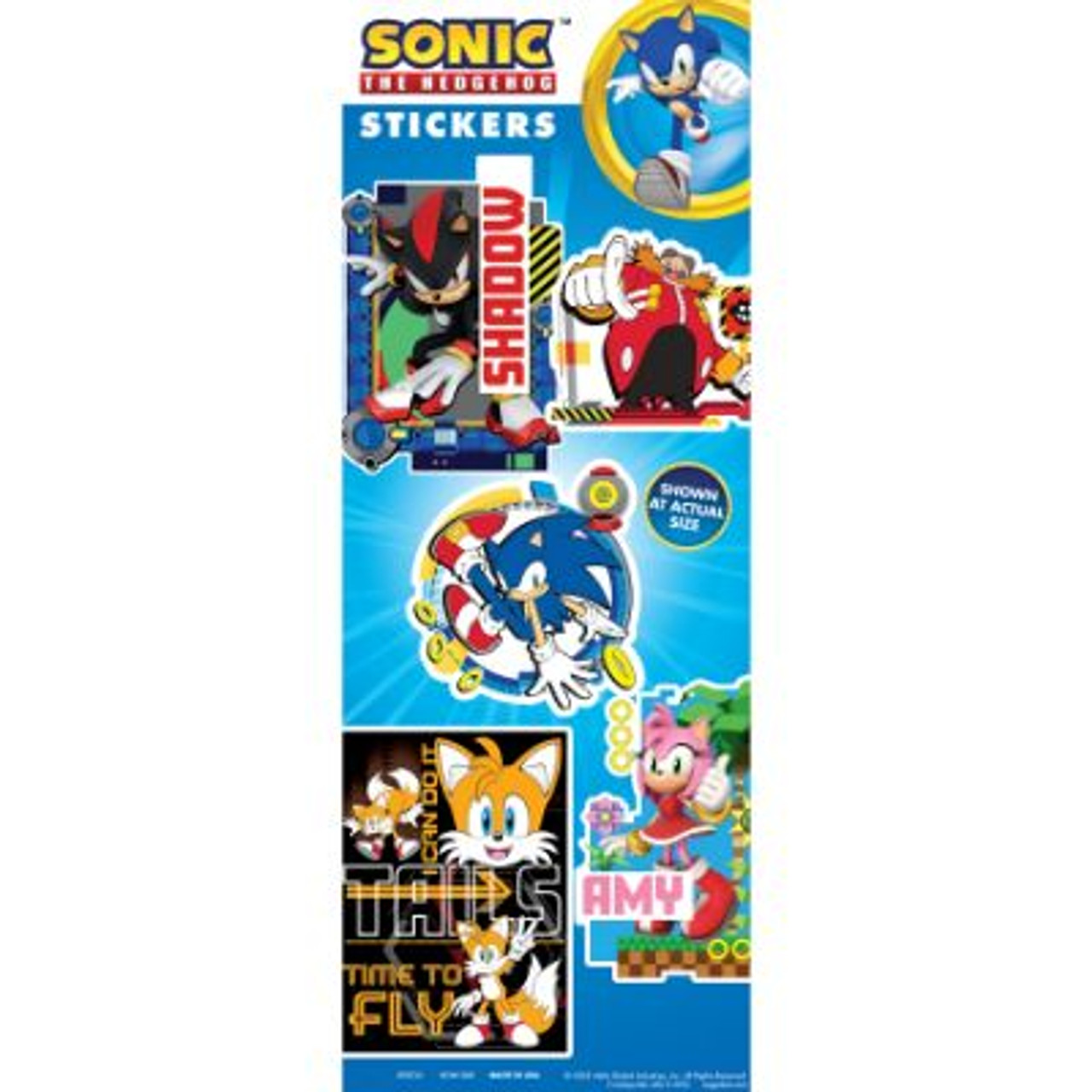 Sonic The Hedgehog Stickers 300 Pieces