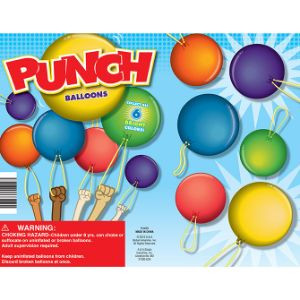 Punch Balloons 2' Toy Capsules 250 pcs