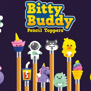 Bitty Buddy Pencil Toppers Vending Capsules (2-inch) 250 ct Bitty Buddy Pencil Toppers Vending Capsules (2-inch) 250 ct