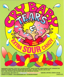 114 Concord Gum/Candy Cry Baby Tears Candy 9200ct.