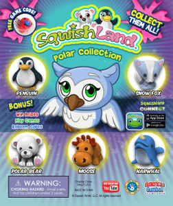 Sqwishland Polar Vending Capsules 1-inch
