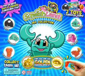 Sqwishland Sea 2-inch Surprise Toy Capsules (250 ct)