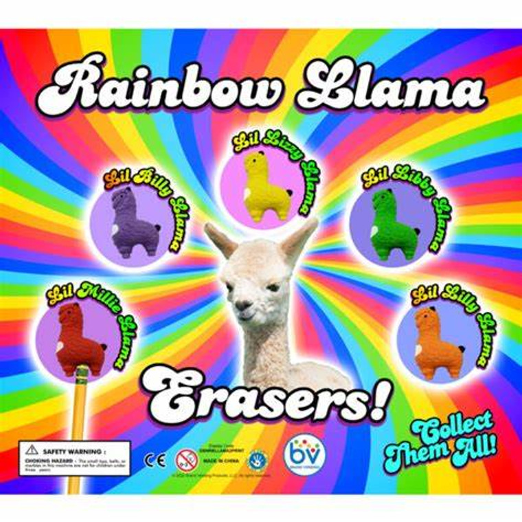 Rainbow Llamas 2" Toy Capsules 250 pcs