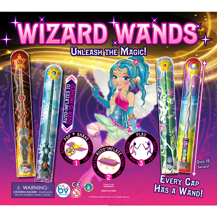 Wizard Wands 2" Toy Capsules 250 pieces