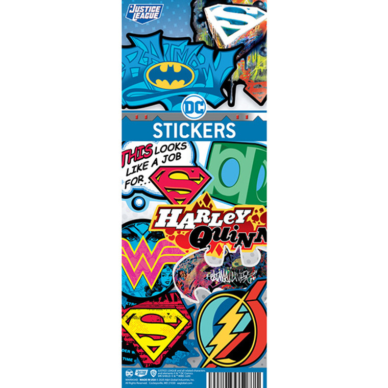 DC Comics Logo Stickers 300 pieces