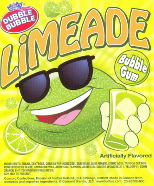 5708 Concord Gum/Candy Limeade Gumballs 850ct.