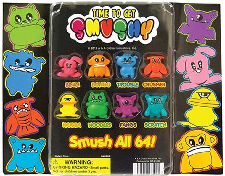 Time To Get Smushy 2-inch Toy Capsules 250 Pcs