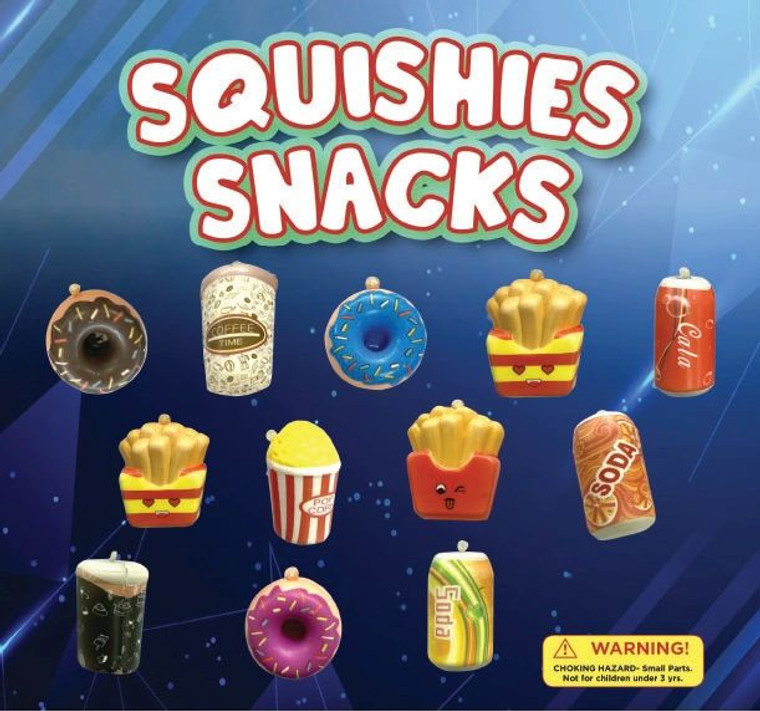 Squishy Snacks 2" Toy Capsules 250 pcs