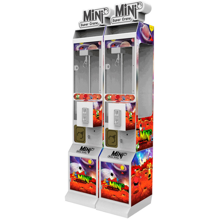 Red Mini Crane Claw Vending Machine