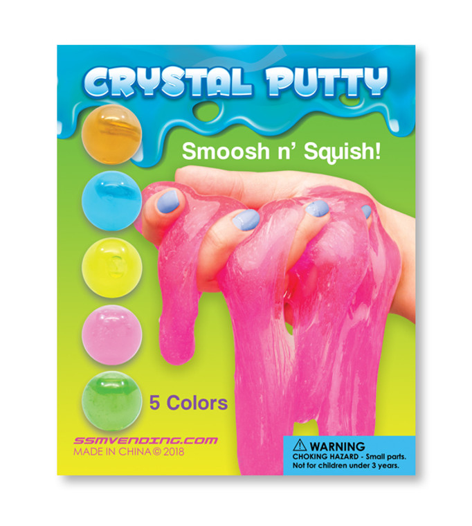 Crystal Putty 1" Toy Capsules 250pcs