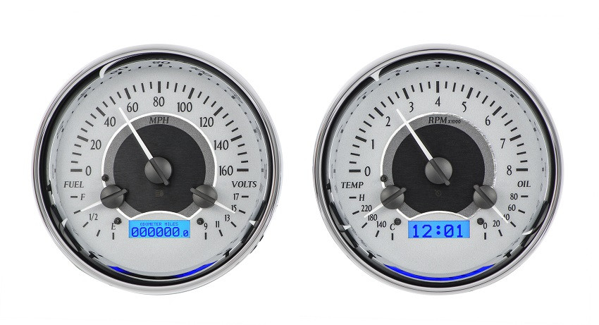 Dakota Digital Universal 2 Dual Round Instrument Analog Dash