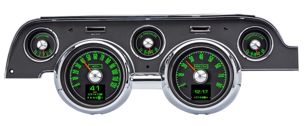 G1950 GOOD ENOUGH GNF デジタル置き時計 グッドイナフ Dakota Digital 1957 Chevy Car Gauge System GRFX Instruments GRFX-57C