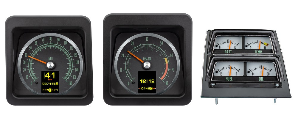 カルテル　tictac 廃盤　ミッドセンチュリー　ポストモダン　ビンテージ Dakota Digital 1969 Chevy Camaro Retrotech Analog Gauge System
