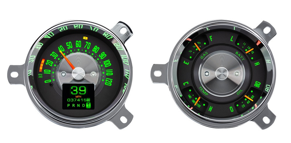 Dakota Digital 1951-52 Chevy Car Retrotech Analog Gauge System RTX