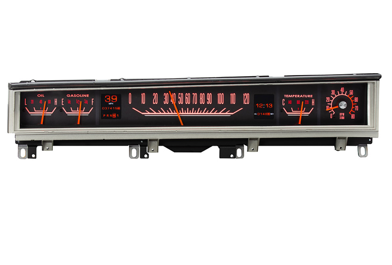 ブランデー microdata1977 Dakota Digital 1968-70 Mopar B-Body Retrotech Analog Gauge