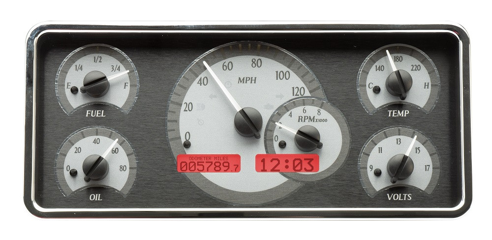 Jeep グランド ワゴニア オーバーヘッドコンソール 温度計 コンパス Dakota Digital 1963-72 Jeep Wagoneer J-Trucks Analog Dash Gauge