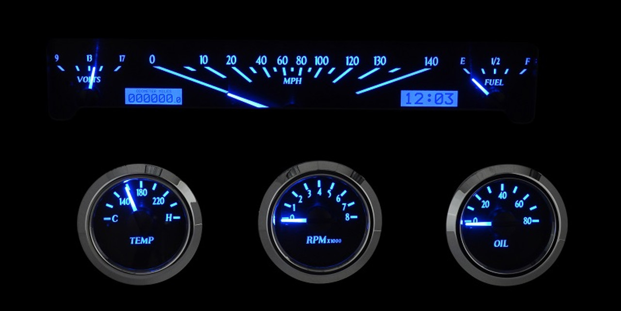 Dakota Digital 61 62 Chevy Impala Analog Dash Gauges System VHX 