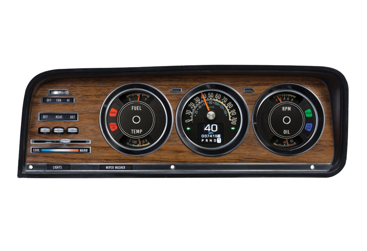 Dakota Digital 1973-85 Jeep Wagoneer / Cherokee & J Trucks Retrotech Analog  Gauge System RTX-73J-WAG-X