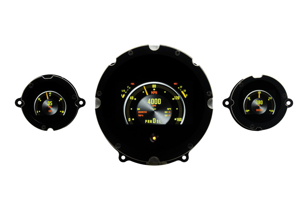 G1950 GOOD ENOUGH GNF デジタル置き時計 グッドイナフ Dakota Digital 1957 Chevy Car Gauge System GRFX Instruments GRFX-57C