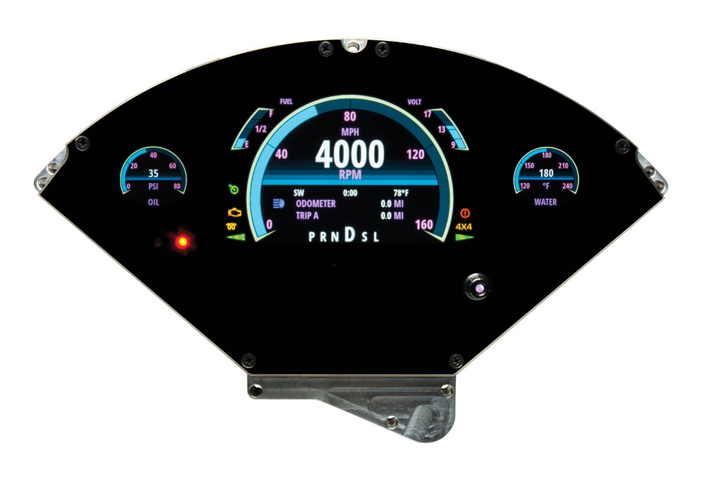 【動作確認済】 FUJI AUTO-70 DX G0309-8v Dakota Digital 1955-56 Chevy Car Gauge System GRFX Instruments