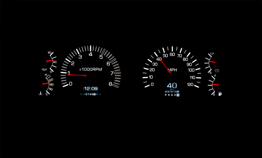 Dakota Digital 1991-97 Toyota FJ Retrotech Customizable Analog