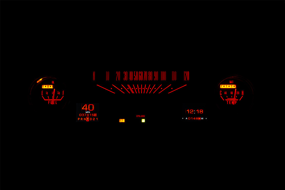 Dakota Digital 1965-66 Ford Custom Cab Retrotech Analog Dash Gauge