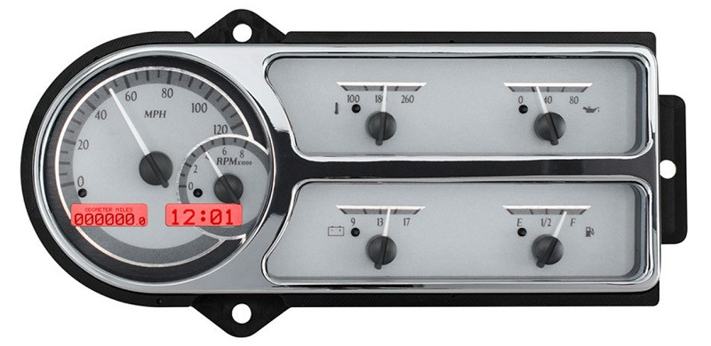 稼働品★KEYSTONE KORNER 明るさが変化 置き時計★旧車 ディスコ Dakota Digital 48 49 50 Ford Truck Analog Dash Gauges Instrument