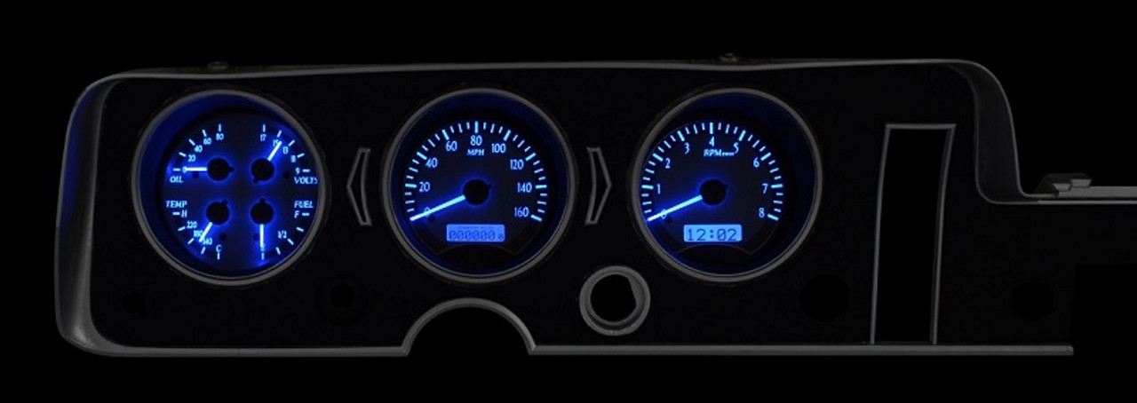 Dakota Digital 68 Pontiac Gto Lemans Tempest Analog Dash Gauges Instrument System Vhx 68p Gto Dakota Digital 68 Pontiac Gto Lemans Tempest Analog Dash Gauges Instrument System Vhx 68p Gto