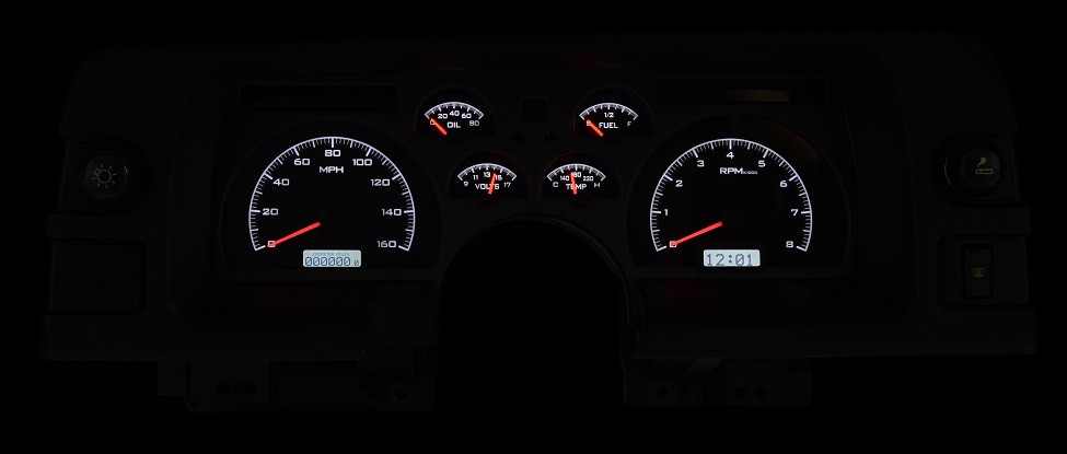 1991-1992 Camaro Digital Dash Panel Blue LED Gauges Made In The USA For Sale - EmgCarTech - Foto 4