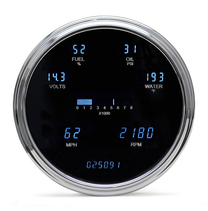 Dakota Digital Dash Universal 6 Gauge 6.75