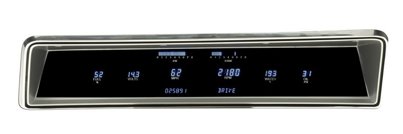Dakota Digital Dash 67 Chevy Nova Gauge Cluster w/ Reproduction