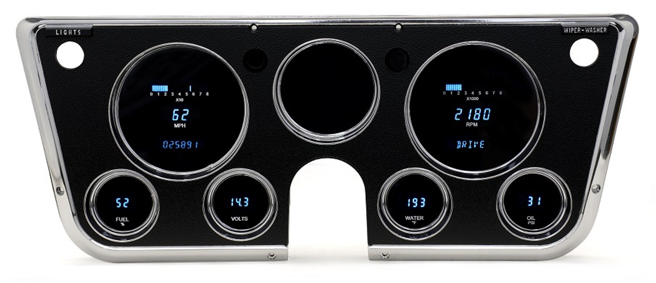 1967 Camaro Dash Instrument Cluster Gauges Set, RTX : Speedometer,  Tachometer, Oil Pressure, Water Temp, Voltmeter and Fuel