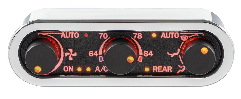 Dakota Digital Three-Knob Digital Climate Controller for Vintage