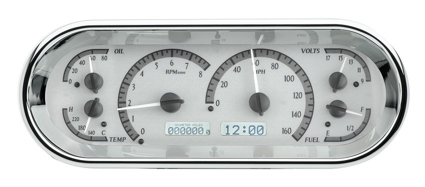 Dakota Digital Universal Recessed Oval Analog Dash Gauges
