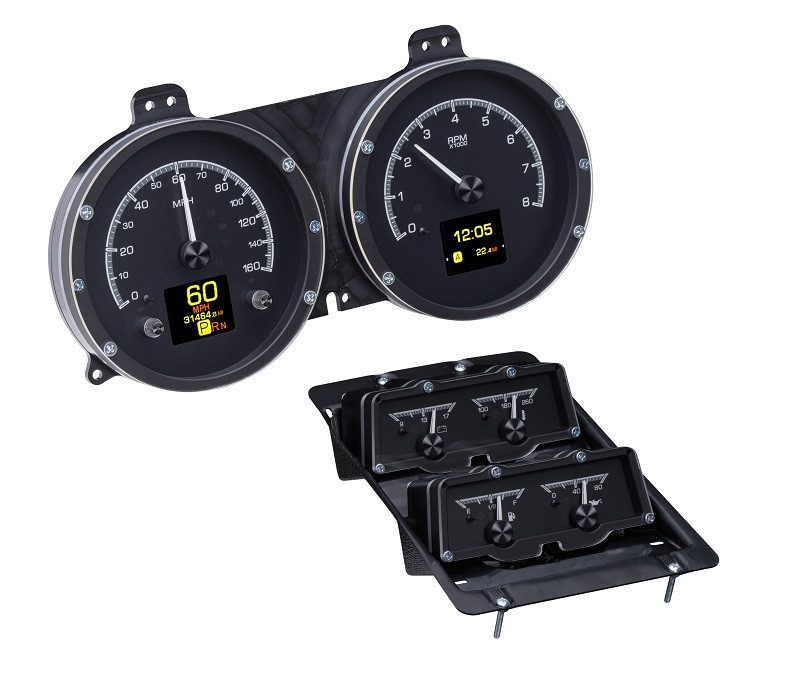 Dakota Digital 1968 Chevy Camaro with Console Gauges Analog