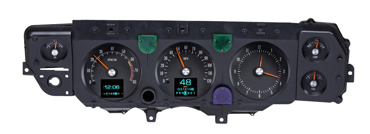 Dakota Digital 1970-72 Chevy Chevelle SS / Monte Carlo / El Camino & 71 GMC  Sprint SP Retrotech Analog Gauge System RTX-70C-CVL-X