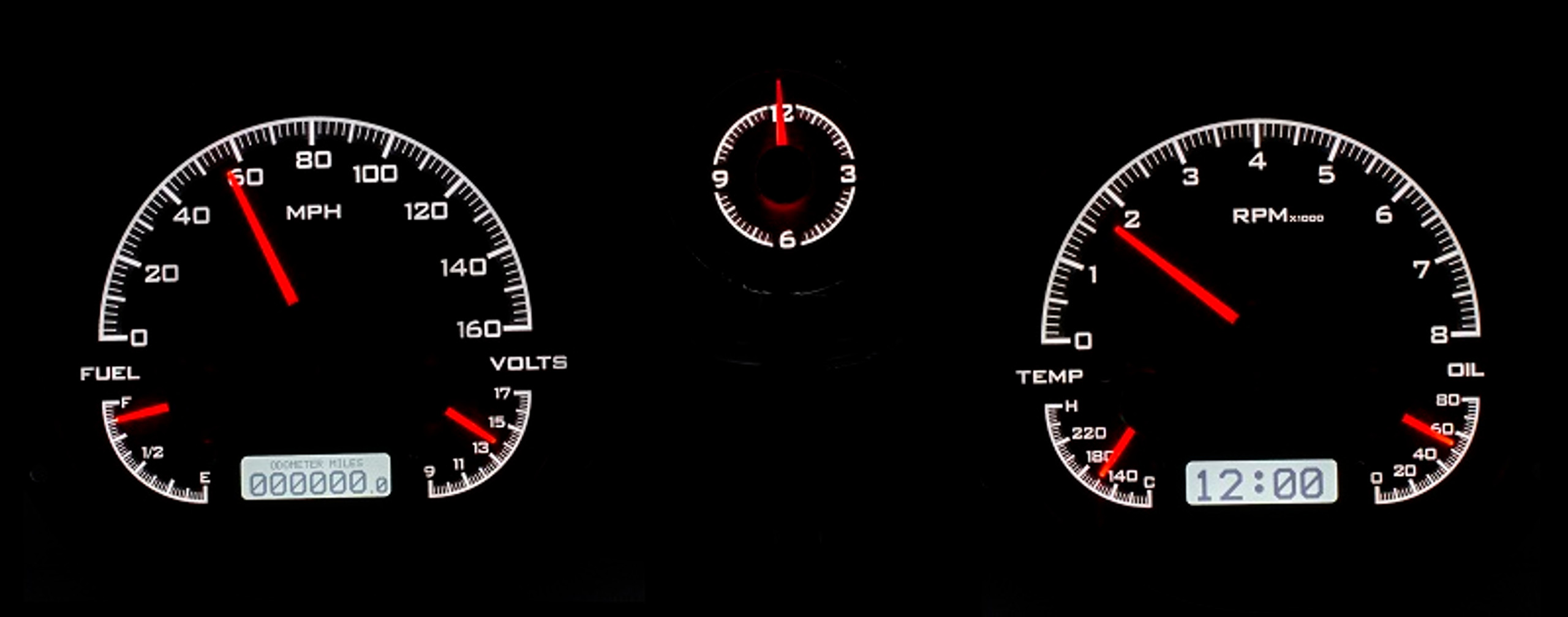 Dakota Digital 6365 Buick Riviera Analog Dash Gauge System VHX63BRIV