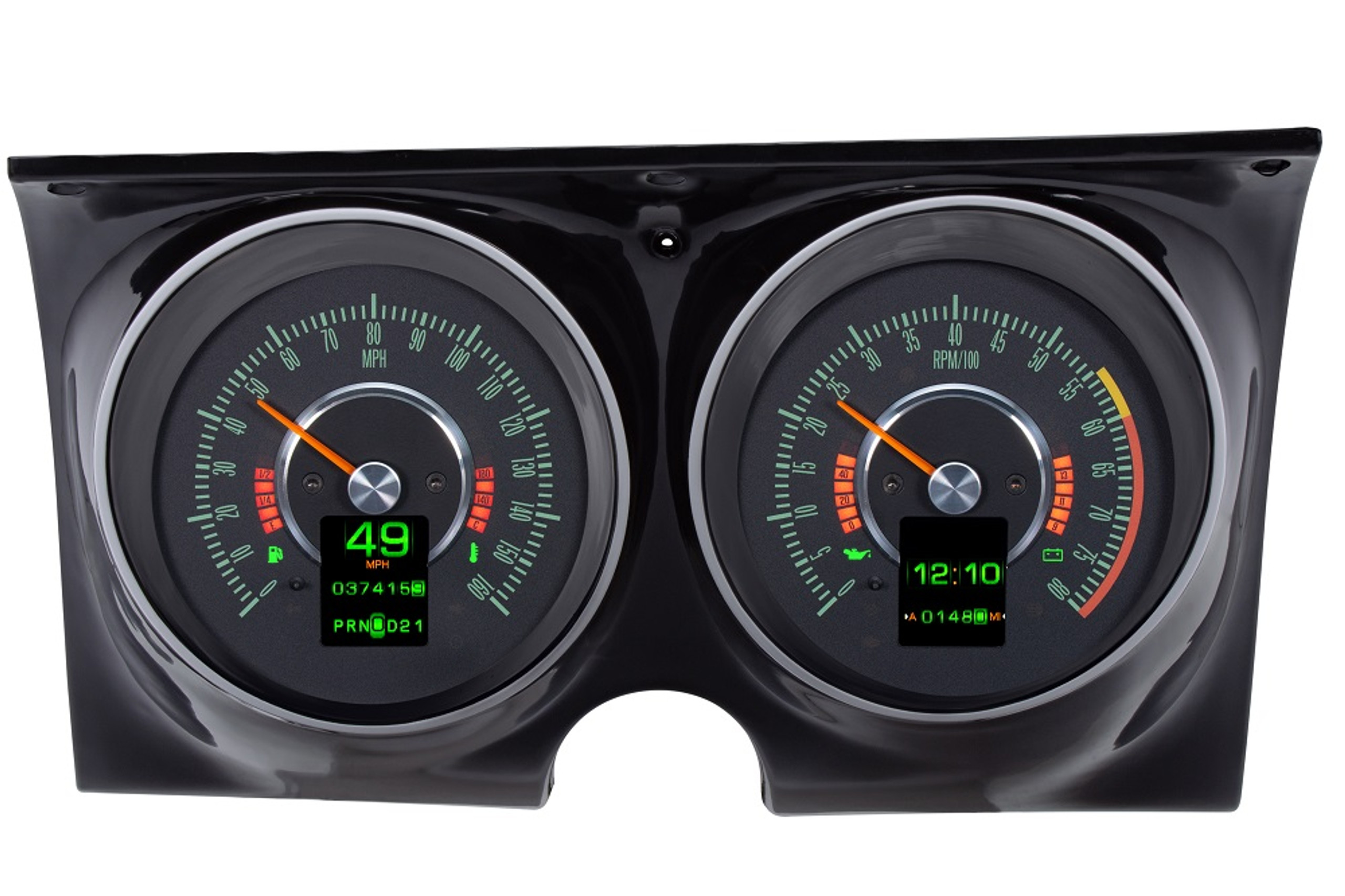 Dakota Digital 67 Chevy Camaro Analog Gauges Kit w/ Console Gauges HDX
