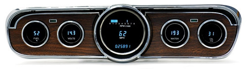 Dakota Digital 65 66 Ford Mustang Dash Gauge Cluster Woodgrain Bezel VFD3-65M-W