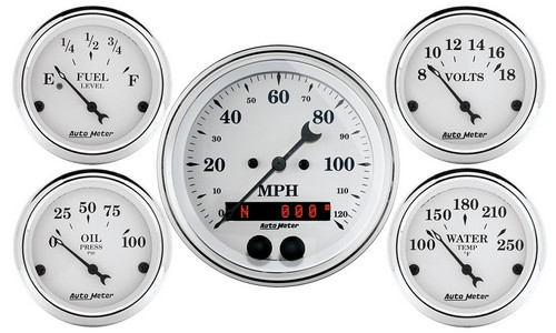 Auto Meter Gauges - Old Tyme White - Phoenix Tuning