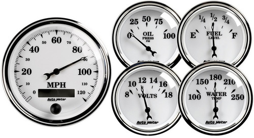 Auto Meter Gauges - Old Tyme White II - Phoenix Tuning