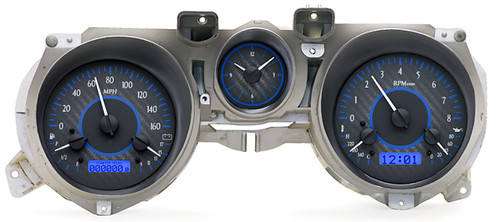 VHX-71F-MUS-C-B with CARBON FIBER style and BLUE backlighting, bezel and housing are NOT included