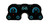 GFRX-67C-PU Standard Wild Aqua, Indicators On