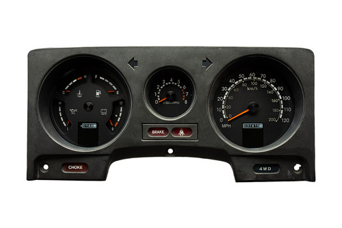 DRC ダートフリーク X MONITOR クロスモニター タイム計測 Dakota Digital 1980-87 Toyota FJ60 Retrotech Customizable Analog