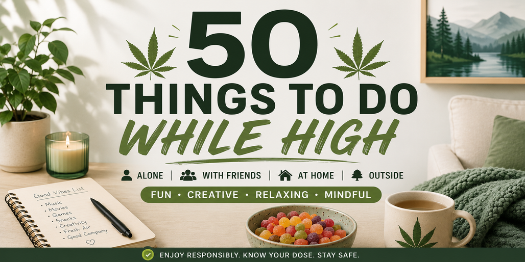 50 Things to Do While High: Alone or With Friends