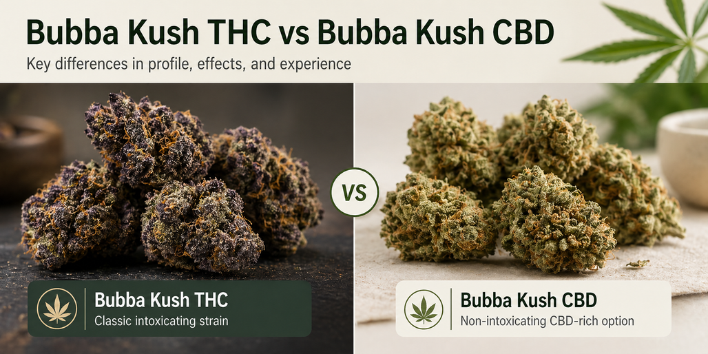 Bubba Kush THC vs. Bubba Kush CBD: What’s the Difference?