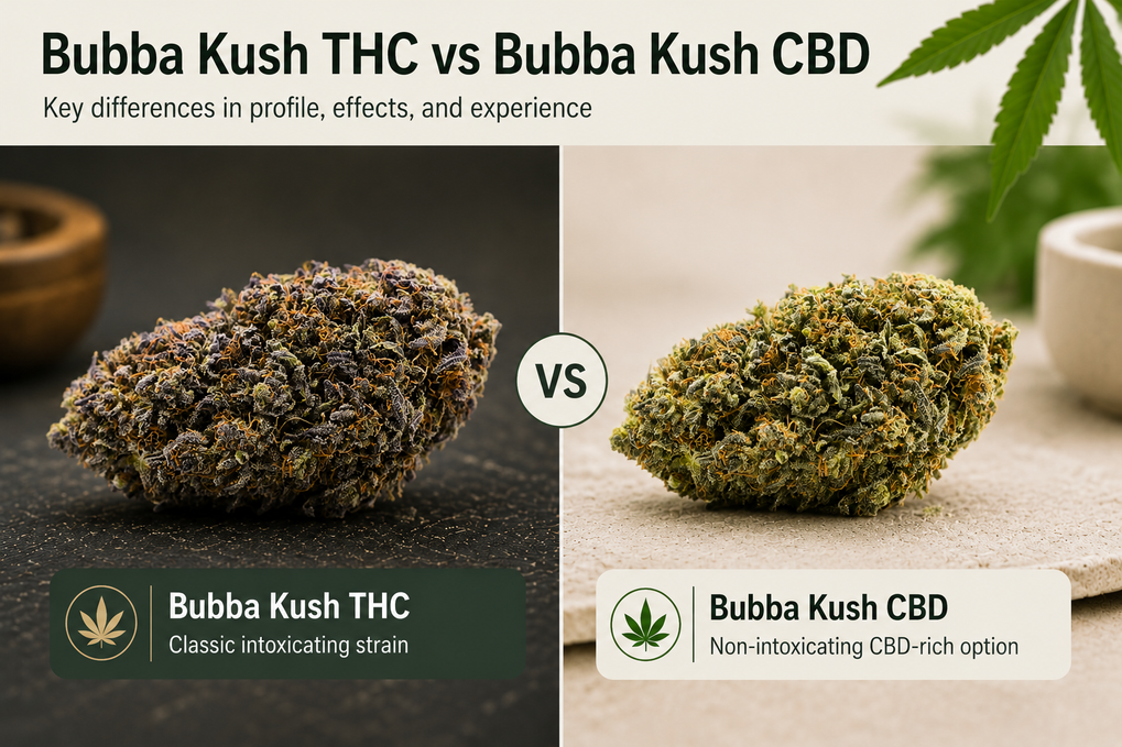 Bubba Kush THC vs. Bubba Kush CBD: What’s the Difference?