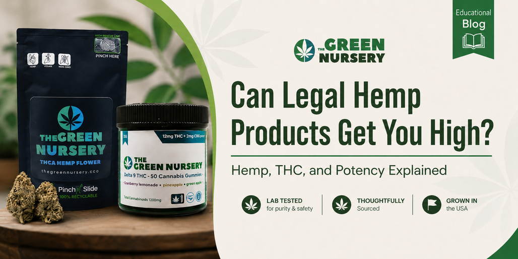 Can Legal Hemp Products Get You High? Hemp, THC, and Potency Explained