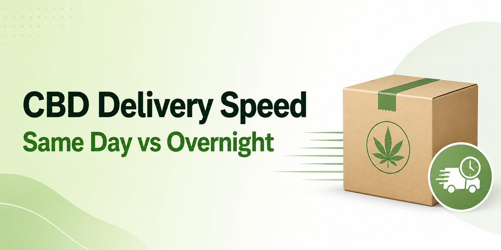 CBD Hemp Flower Same Day Delivery vs Overnight: What’s Actually Fast?